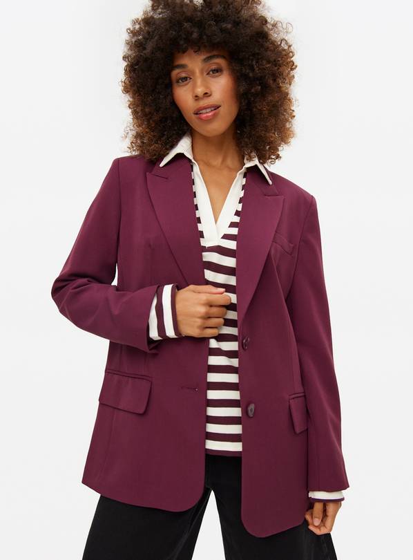 Dark Red Co-ord Ultimate Relaxed Blazer 24